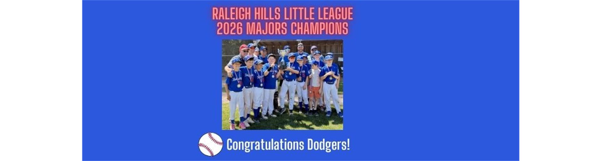 Congratulations Dodgers, Majors Champions! 